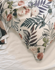 Peony Paradise Silk Pillowcase: 100% Mulberry Silk Floral Pillowcase of luxury bedding-Gift for mother's day-Hand made Silk Pillow - Lian