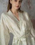 Women's TENCEL Wrap Robe | Soft Mid-Calf Loungewear Robe | Lian Loungewear