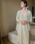 TENCEL Lyocell nightdress set worn
