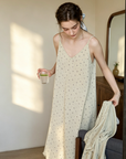 Lyocell two-piece lounge set botanical print