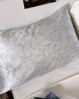 French Letter Print Mulberry Silk Pillowcase | 25 Momme