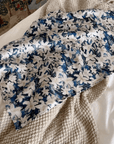 Oriental Lily Floral Silk Pillowcase for Luxury Bedroom Decor of Handmade Silk Cushion Ideal Gift for Housewarming Gift for Mother's Day - Lian