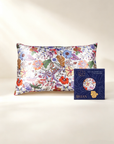 Botanical Floral Mulberry Silk Pillowcase in 25 Momme