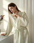 Women's TENCEL Wrap Robe | Soft Mid-Calf Loungewear Robe | Lian Loungewear