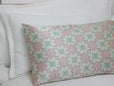 Floral-patterned pillow on a white sofa - 100% 6A Grade Mulberry silk