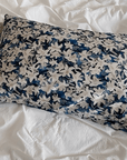 Oriental Lily Floral Silk Pillowcase for Luxury Bedroom Decor of Handmade Silk Cushion Ideal Gift for Housewarming Gift for Mother's Day - Lian