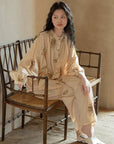 Premium Bamboo Cotton Loungewear Set – Comfortable Two Pcs Outfit for Spring - Lian