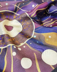 Zodiac Silk Scarves - Tarot Spiritual Gifts - Women's Silk Scarves-Gifts for Mother's day-Blue Silk Scarves - Cashmere Scarves