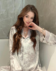 women silk pyjamas