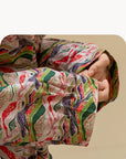 Handmade Bamboo Cotton Kimono Robe: Lightweight Loungewear, Ankle Long Robe