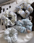 Mulberry Silk Hair Scrunchie: Floral Print, Gentle Hold, Multi Patterns
