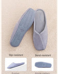 Jacquard Satin Slippers: Women's Qipao Style Indoor Shoes