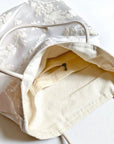 Handmade Silk Embroidered Tote Bag: Oriental Swallow Design