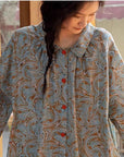 Cotton Gauze Pajama Set: Lightweight Button-Up Loungewear, Cotton Sleepwear