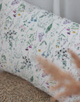 25 Momme Mulberry Silk Pillowcase: Wild Botanical Floral Print, Envelope Closure