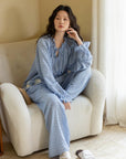 Embroidered Gauze Cotton Loungewear Set or Dress: Relaxed Fit Sleepwear