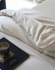 TENCEL Lyocell Duvet Cover and Pillowcase Set: Eucalyptus Fiber, Plant Based Silk Duvet