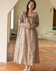 Bamboo Cotton Pajama Set: Lightweight Button-Up Loungewear, Cotton Sleepwear, Long Sleeves Pyjamas