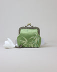 Handmade Silk Coin Purse | Oriental Embroidered Mini Purse with Vintage Metal Frame | 10 Designs | Heritage Gift for Women