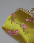 Handmade Silk Coin Purse | Oriental Embroidered Mini Purse with Vintage Metal Frame | 10 Designs | Heritage Gift for Women