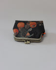 Handmade Silk Coin Purse | Oriental Embroidered Mini Purse with Vintage Metal Frame | 10 Designs | Heritage Gift for Women