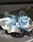 25 Momme Pure Silk Hair Scrunchies | Duo-Tone Satin Elastic Hair Ties | Soft & Gentle | Stocking Stuffer | 3 for 10% Off | Gift for Her
