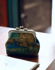Mini Xiangyun Silk Coin Purse | Handmade Oriental Kiss-Lock Pouch | Vintage Chinese Brocade Clutch Gift for Women
