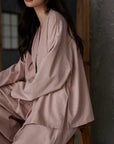 Soft Cotton Pajamas Set for Women | Zen Loungewear Sleep Set | Relaxed Homewear | Minimalist Gift for Her