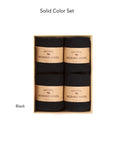 Merino Wool Socks Gift Box: Australian Wool Blend, Unisex, Set of 4 Christmas Gift Wrapped, Stocking Fillers