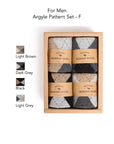 Merino Wool Socks Gift Box: Australian Wool Blend, Unisex, Set of 4 Christmas Gift Wrapped, Stocking Fillers
