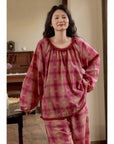 Bamboo Cotton Pajama Set for Mom and Daughter – Matching Family Christmas Pajamas , Soft Breathable Sleepwear for Women and Kids
