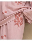 Bamboo Fibre Cotton Embroidered Loungewear Bamboo Cotton/Breathable Winter Pajamas