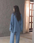 Gauze Cotton Pajamas Set for Women | Zen Meditation Outfit | Soft Breathable Loungewear | Relaxed Homewear | Gift for Her