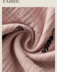 Pink gauze cotton pajama set for women by Lian Loungewear, featuring a relaxed fit and comfortable fabric.