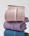 Pink Pilates compression socks for women by Lian Loungewear, non-slip yoga and barre socks with arch support and a tight fit.