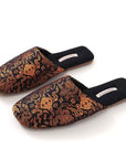 Women’s Embroidered Floral Slippers - Cozy Indoor House Shoes with Traditional Chinese Floral Patterns - Authentic Handcrafted Heritage Gift