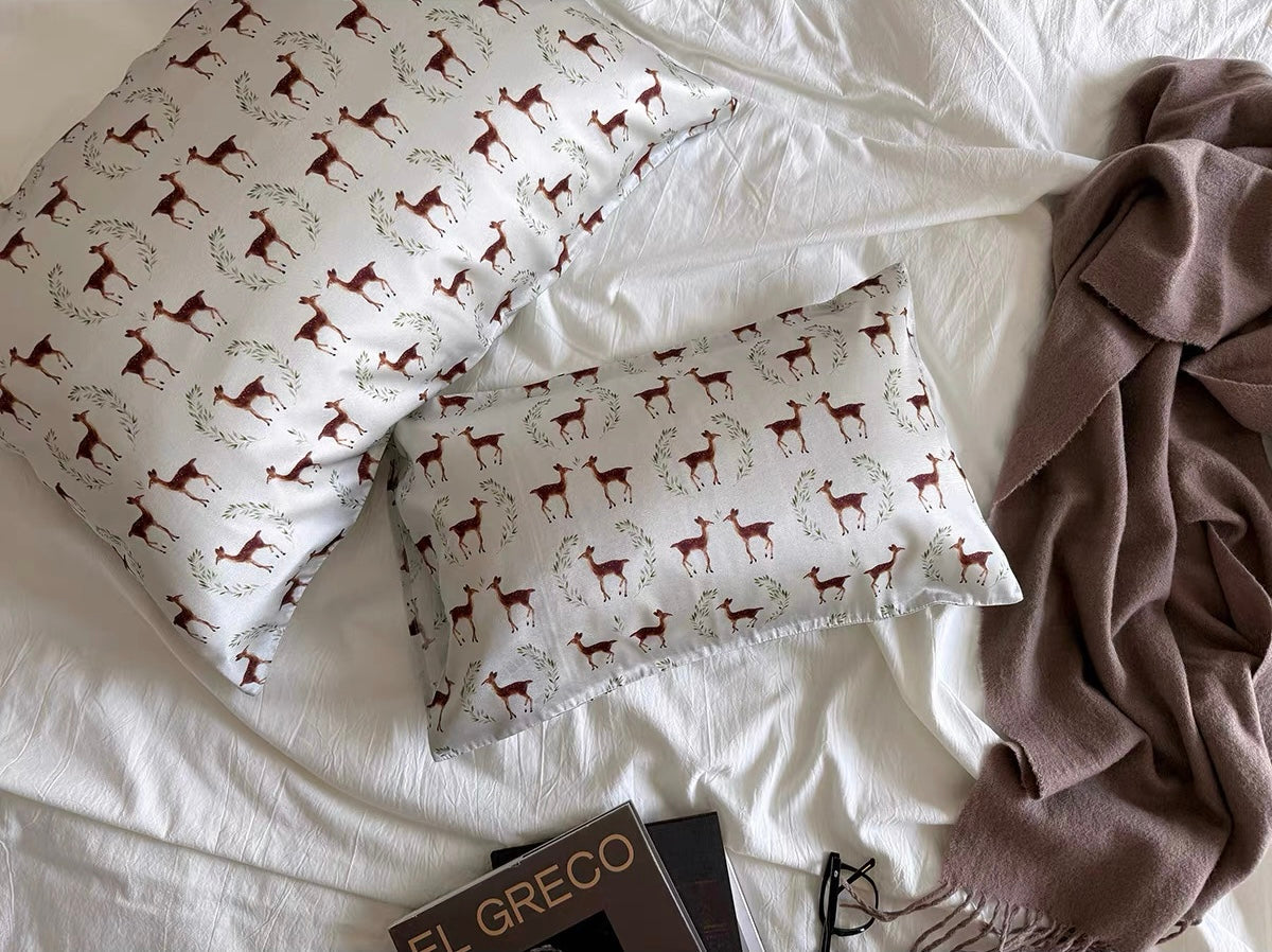 Children's Silk Pillowcase 30*50CM Envelope shape Silk Pillow case for both Adult and Child Size Creative Gift for New Home Owner