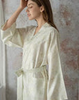 Women's TENCEL Wrap Robe | Soft Mid-Calf Loungewear Robe | Lian Loungewear