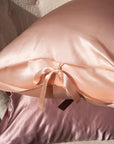 25 Momme Mulberry Silk Pillowcase – Ribbon Tie Closure | Lian Collection