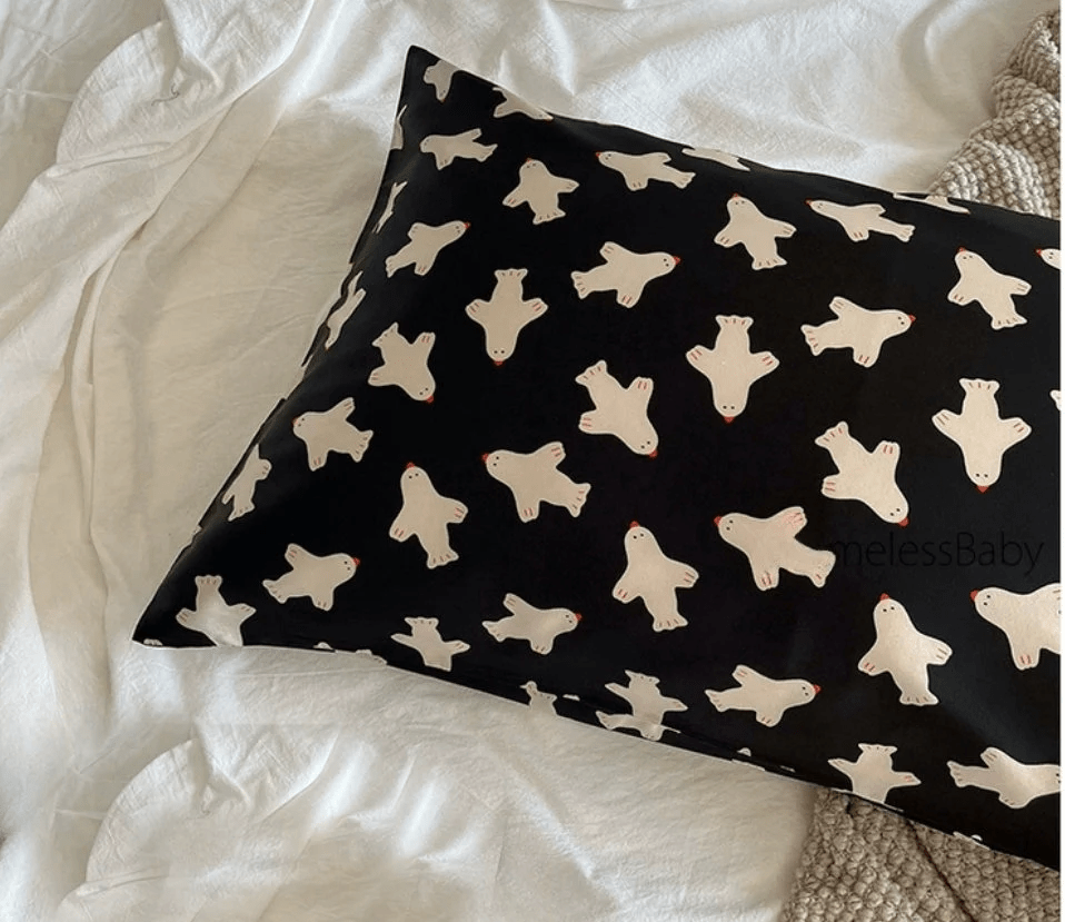 Toddler's Silk Pillowcase with Jet Planes Pattern - Available in Adult and Children's Sizes - Lian