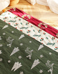Embroidered Christmas Table Runner – Rustic Holiday Motifs | Lian Collection