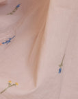 Embroidered Bamboo Cotton Loungewear Set – Wheat Apricot | Lian Collection