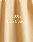 Slub cotton fabric detail