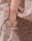 Embroidered Cotton Pajama Set (Button‑Up) | Sweet Floral | Lian