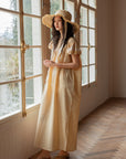 Lian Loungewear embroidered cotton cottage nightdress