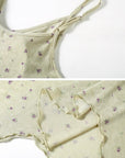Botanical floral Lyocell nightdress set pieces