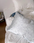 French Letter Print Mulberry Silk Pillowcase | 25 Momme
