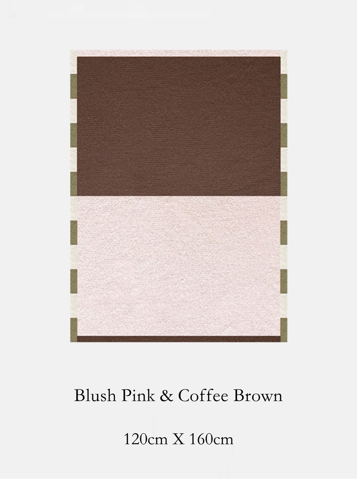 Cotton Blend Throw Blanket – Colour Block | Lian Collection