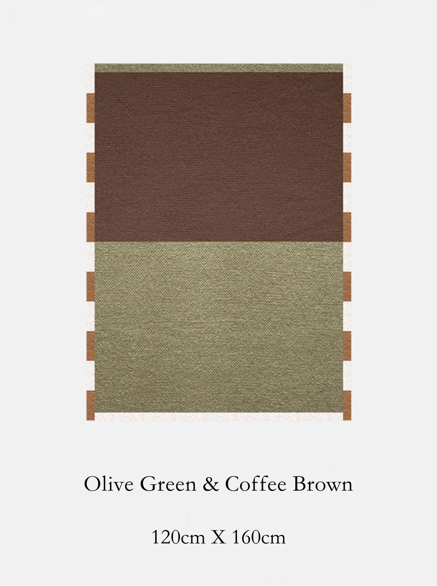 Cotton Blend Throw Blanket – Colour Block | Lian Collection