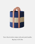 Woven Cotton Rope Storage Basket – Handles | Lian Collection